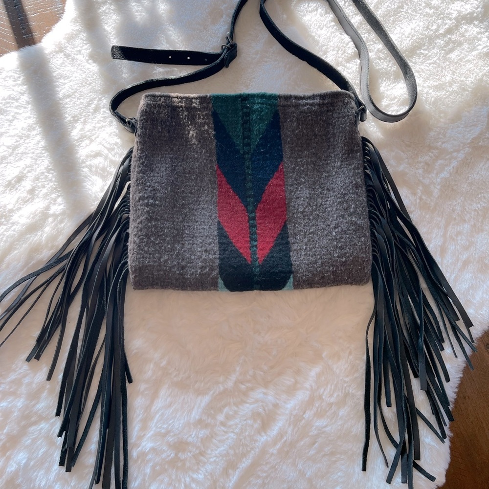 Fringe Cross-Body Purse